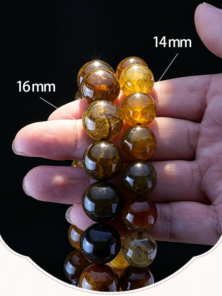 Car Gear Bead Dragon Pattern Stone Agate Buddha Bead Pendant Car Interior Decoration Hanging Ornament Car Decoration Gear Bead