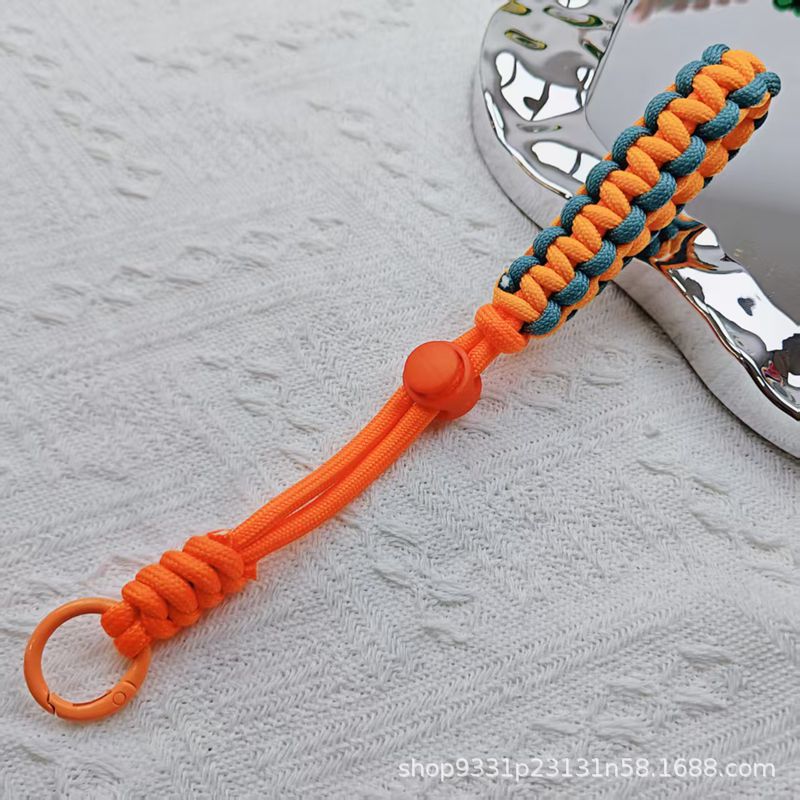 손목끈-오렌지+네이비블루