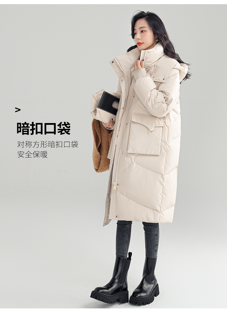平湖羽绒服女新款90鸭绒厚款高端冬季女时尚加厚极寒高级感外套-阿里巴巴