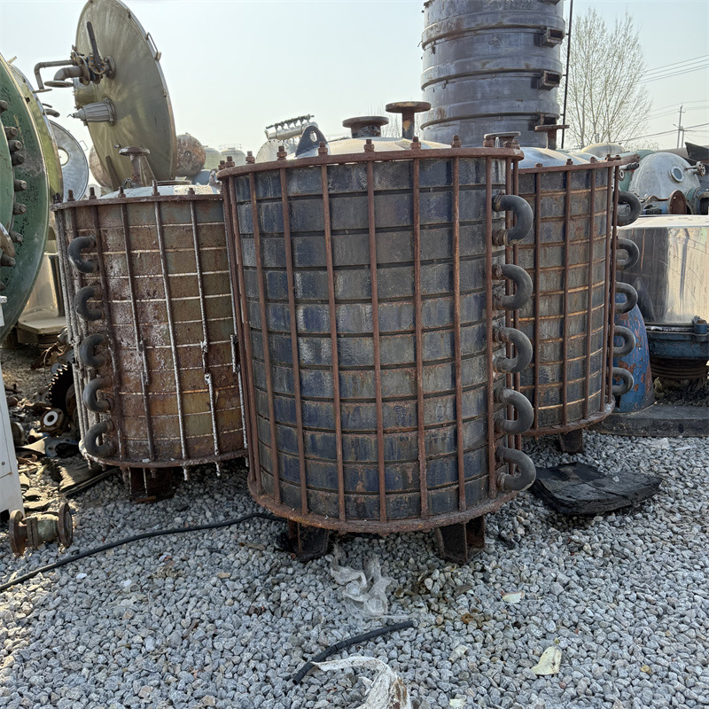 二手搪瓷片冷凝器 工业搪瓷片冷换热 搪玻璃碟片式冷凝器