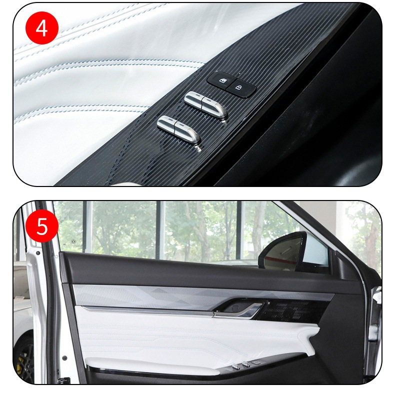 23-24 Dongfeng Fengshen Haohan Special Center Console Gear Interior Car Sticker Modified Paint Accessories Protective Film