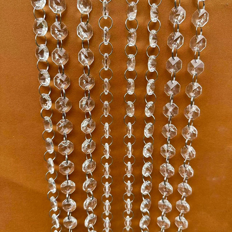 Diy акриловый кристалл восьмиугольный бисер готовый