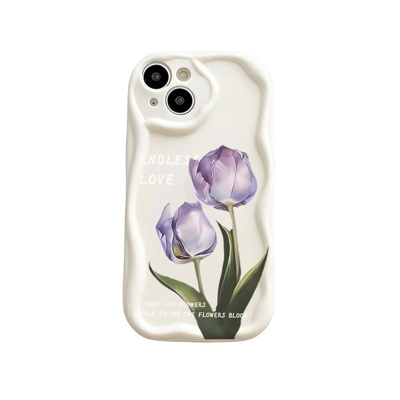 新鮮な花柄のiPhoneケース、Apple 15 Pro、16 Pro Max、iPhone 17、15、13対応、女の子向け、越境販売|undefined