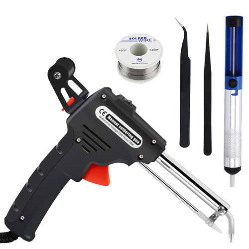 Export Handheld External Heat Internal Heat Soldering Gun Electric Iron Set Manual Tin Delivery Iron 60W European Standard American 