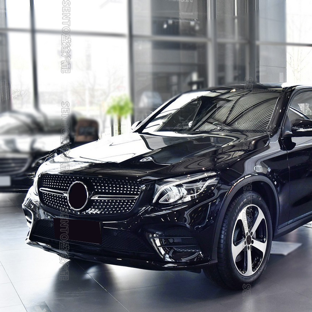 Applicable to 2015-2023 Mercedes-Benz GLC sedan Coupe C253 X253 modified medium mesh starry GT grille