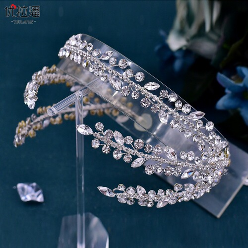 Ulapan new European and American retro luxury headwear stage performance styling headband rhinestone hair accessories HP496