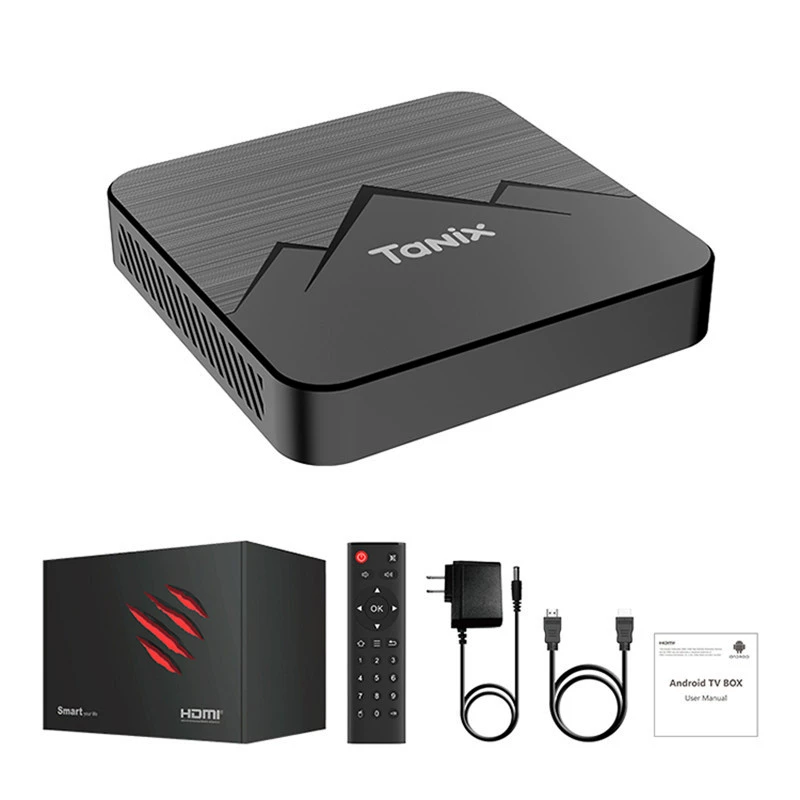 Tanix W2-A TVBOX S905W2 Android 11 сетевой бокс HD 4GB/64GB Wi‑Fi двойной интерфейс