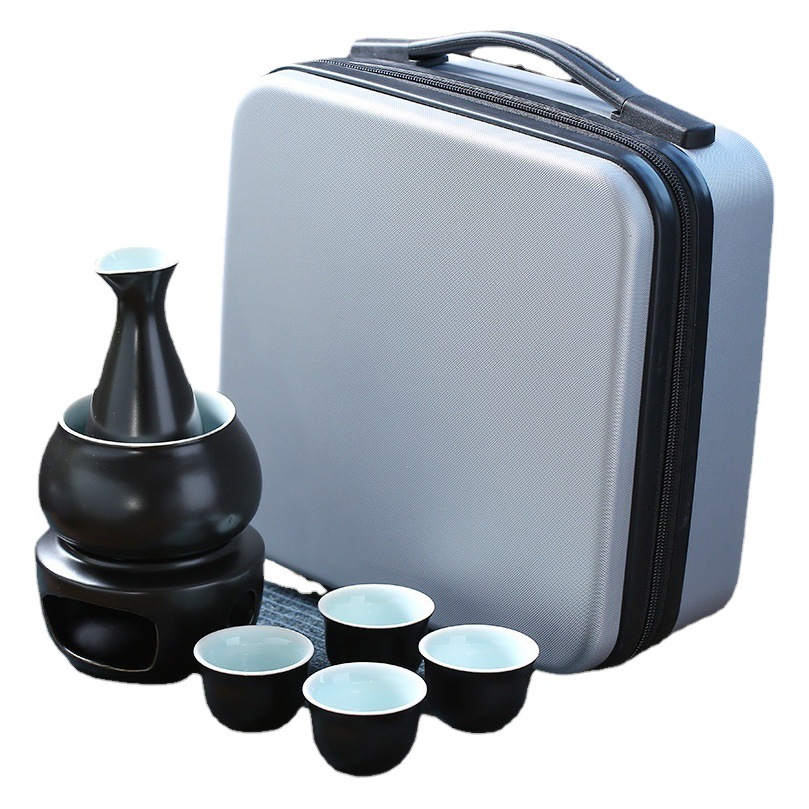 Ceramic Wine Warmer Wine Warmer Wholesale Yellow Wine Wine Warmer Hot Hot Wine Pot Set