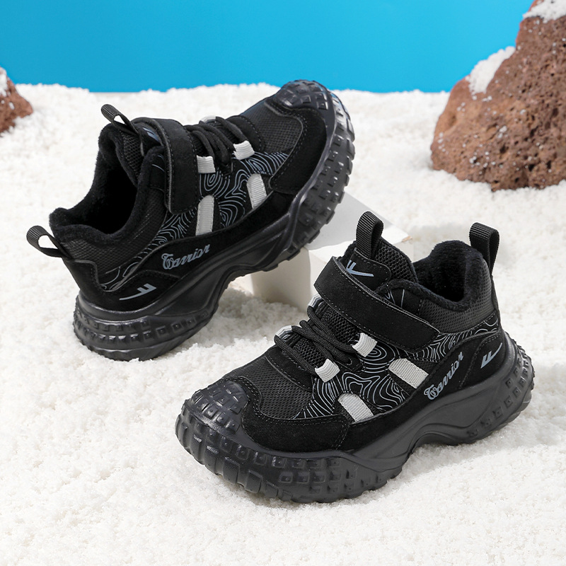 Invierno nuevo al aire libre para hombres y mujeres con zapatos de velcro para niños con zapatos deportivos de velcro de moda zapatos de adhesión fría