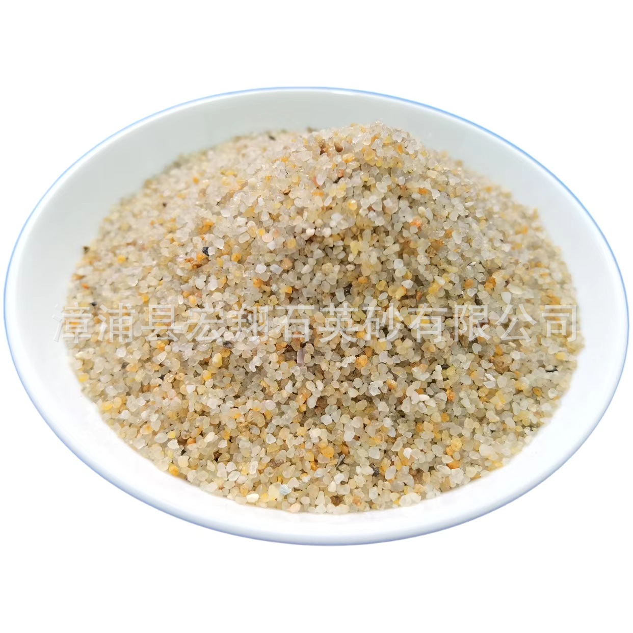 天然精选圆粒海沙石英沙 人造沙滩 景观用沙40-70目