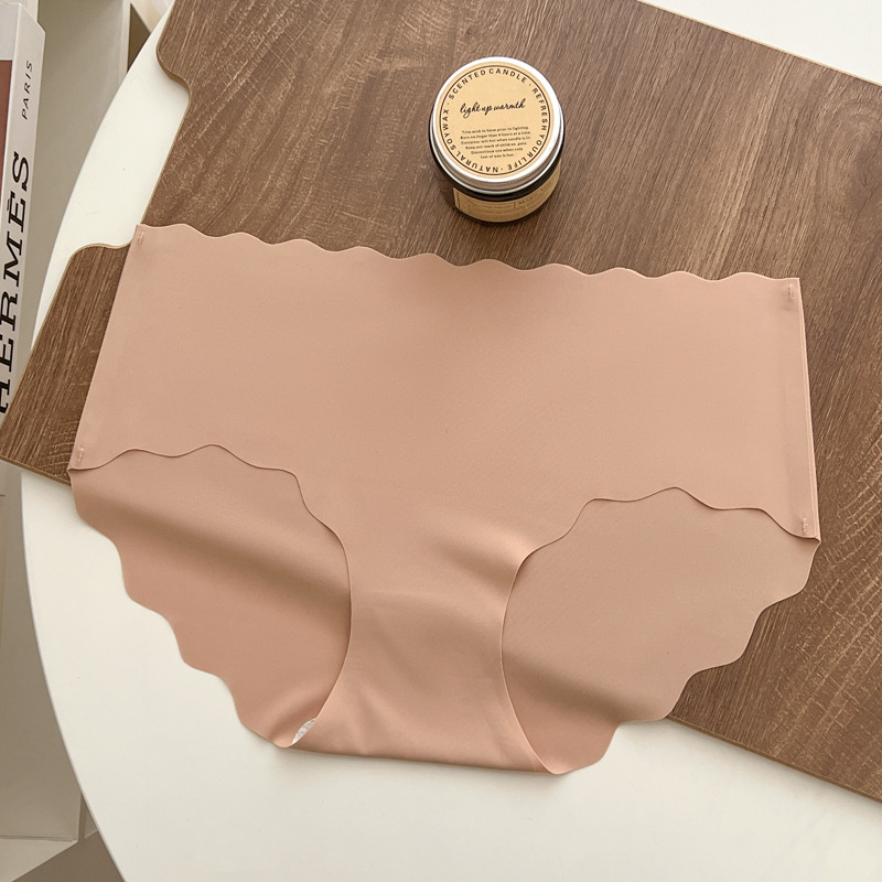 Hielo transfronterizo sin marcas ropa interior de secado rápido delgada de algodón transpirable comercio exterior de tamaño grande damas al por mayor entrepierna de algodón