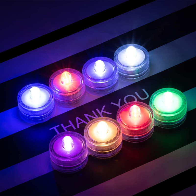 Amazon Submersible Led Tea Light Fish Tank Celebration Party Decoration Light Led Electronic Candle Light with Colorful Flashing Flame Amazon Submersible Led Tea Light Fish Tank Celebration Party Decoration Light Led Electronic Candle Light with Colorful Flashing Flame