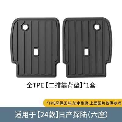 Tpe Floor Mats, Special Car | Modelə uyğun ayaqaltı - 24-models-of-nissan-land-explorer-second-row-backrest-cushions-six-seats