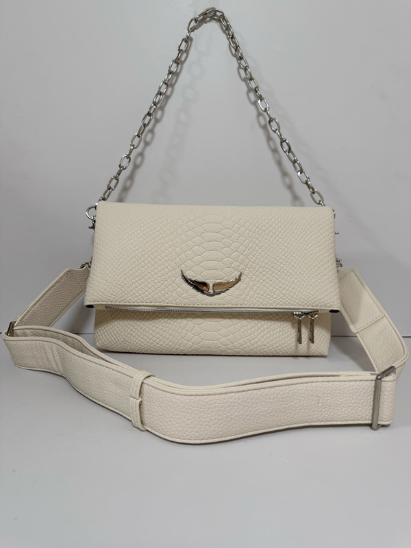 Double layer snake pattern white