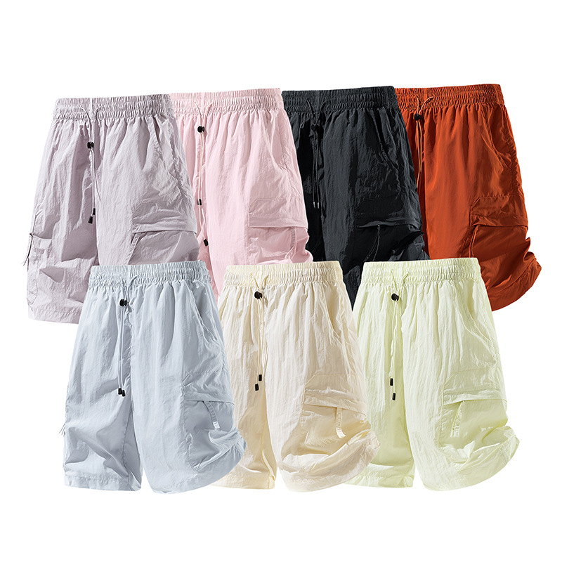 [Main Recommendation] 2026 New Summer Nylon Ice-Feel Couple's Sports Quick-Dry Sunscreen Shorts Men's Lightweight Shorts