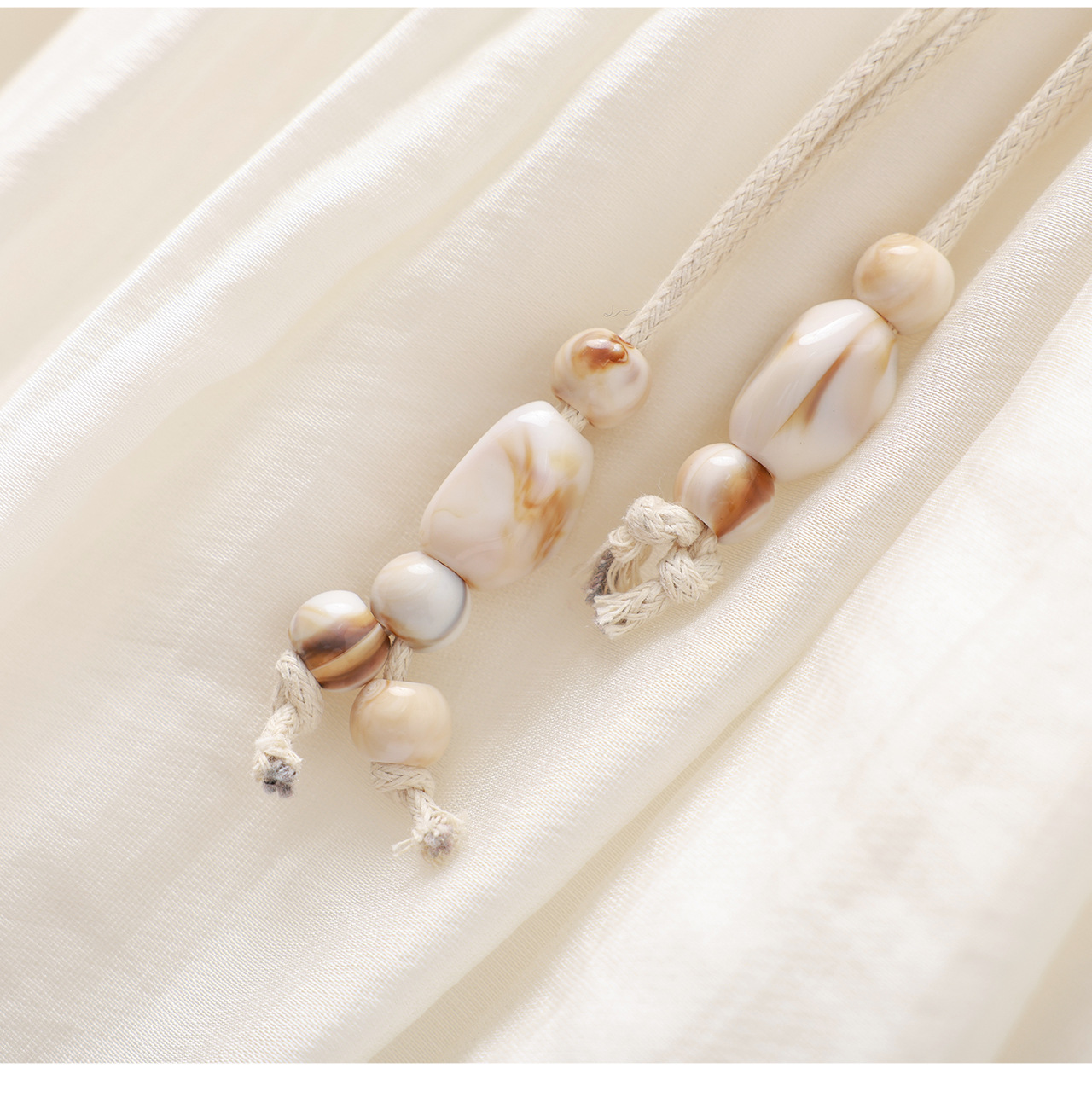 Đầm nữ tay ngắn thêu sequin cotton, thắt lưng eo phong cách Pháp — màu mơ chi tiết 21