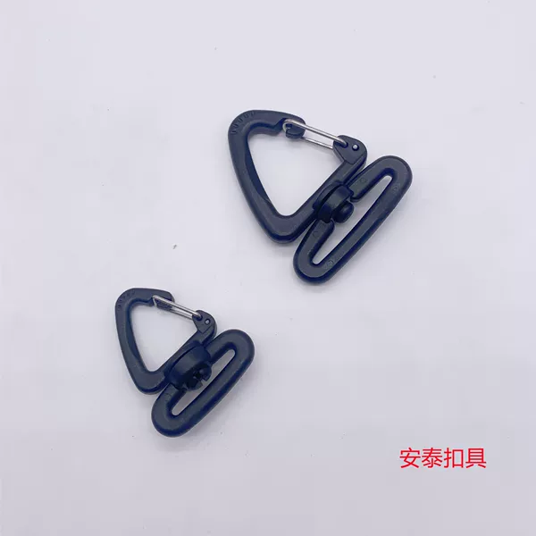Multifunctional Gloves Hanging Buckle Military Fan Outdoor Tactical Mountaineering Clue Storage Buckle Triangle Quick Hanging Buckle Plastic Swivel Hook