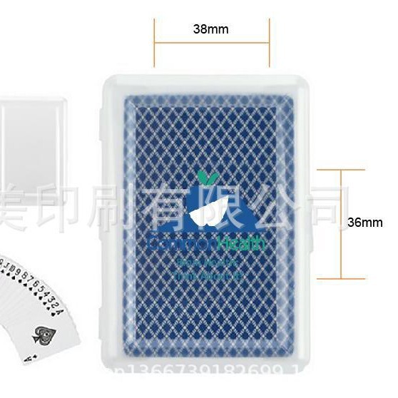 Advertising poker card manufacturers printed 280 grams of blue core…