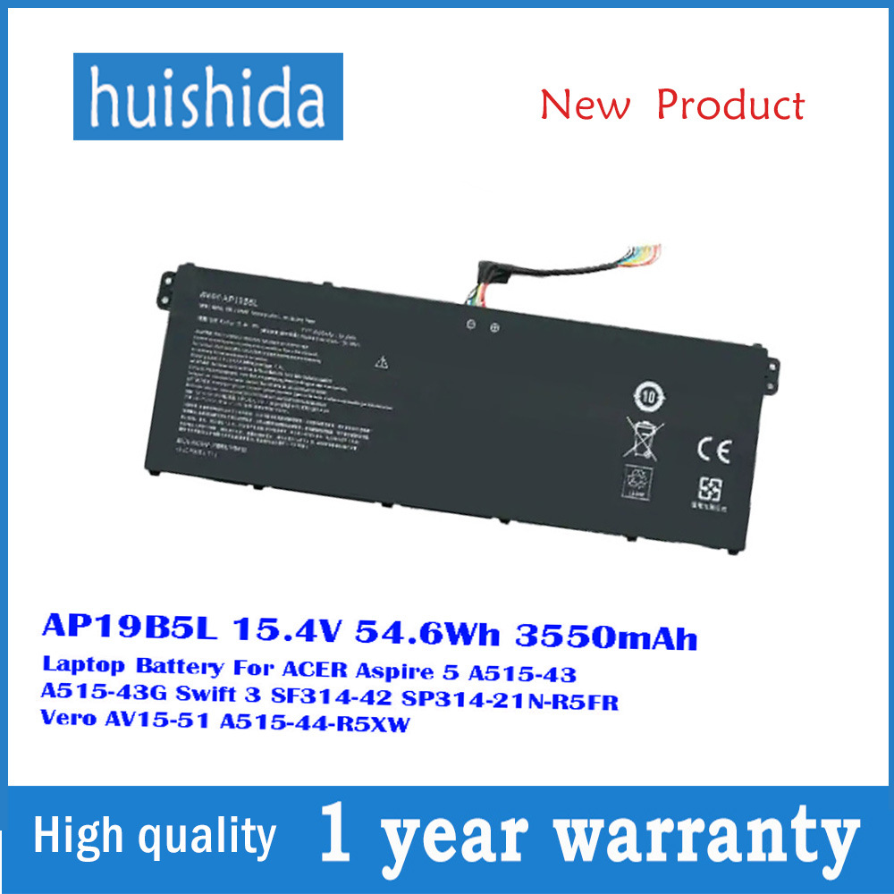 适用于宏碁笔记本电池、AP19B5L /A515-43G/AV15-51/ A515-44-R5X
