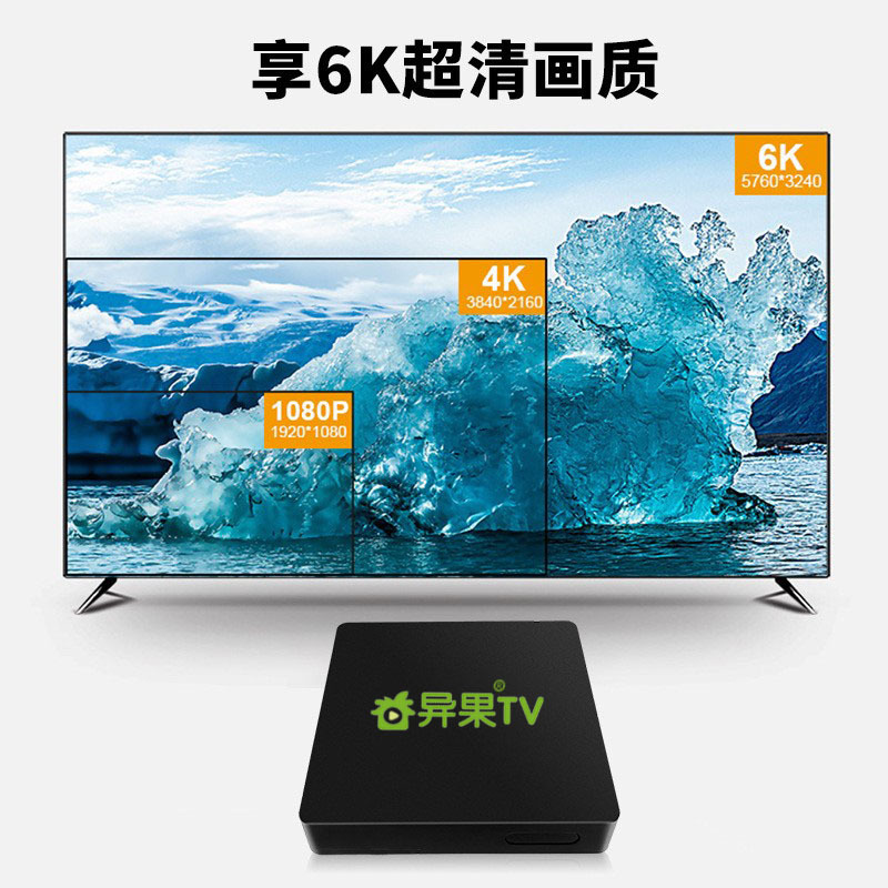 Yiguo TV Android TV, Receptor de Transmisión en Vivo, Smart Home, WiFi Inalámbrico, Proyección de Pantalla, Proyección de Pantalla 4K