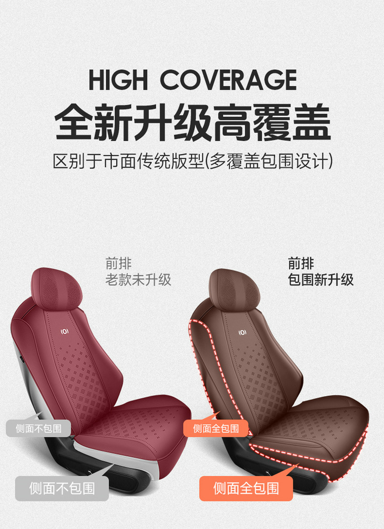 Changan Qiyuan A07 Special Car Seat Cover, Four-Season Universal Seat Cushion, Suede Leather Seat Cushion, Ventilated and Breathable Seat Cover
