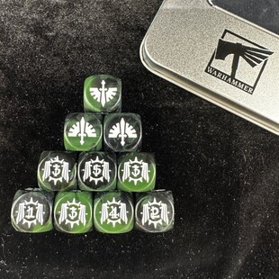 6�������Ӻڰ���ʹ���ӑ��N����warhammerdice set���N�Α򹤾�