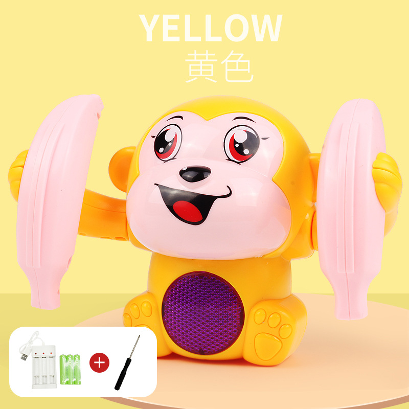 소리와 빛을 제어하는 ​​팁 원숭이 [노란색] + 충전지 세트