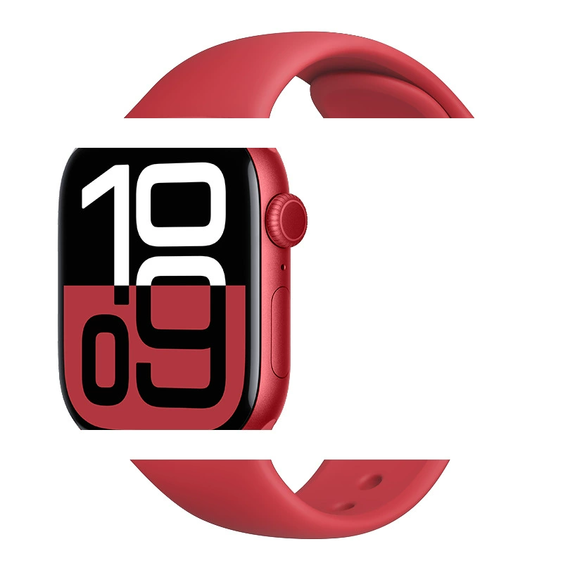 Подходит для ремешка Apple Watch 10. Классический ремешок из фторэластичного материала для часов Apple S8910/SE/ultra.