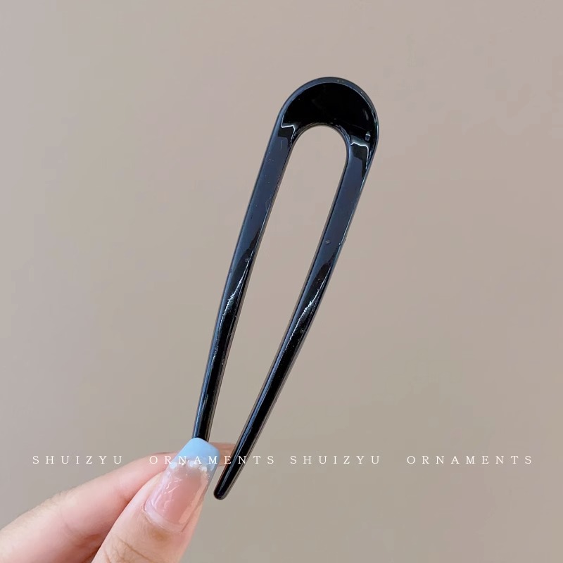 Peine de inserción de artefacto para el cabello con cabeza de bola fija, horquilla para mujer, horquilla al revés, horquilla en forma de U, nuevo peine para el cabello 2025