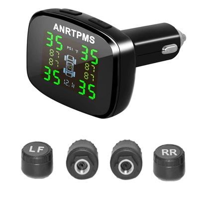 New Car Tire Pressure Monitor Wireless Tire Pressure Sensor Tire Pressure Detection Cigarette Lighter Tire Pressure Monitor Tpms (Tire pressure monitoring system) - cigarette-lighter-tire-pressure-external