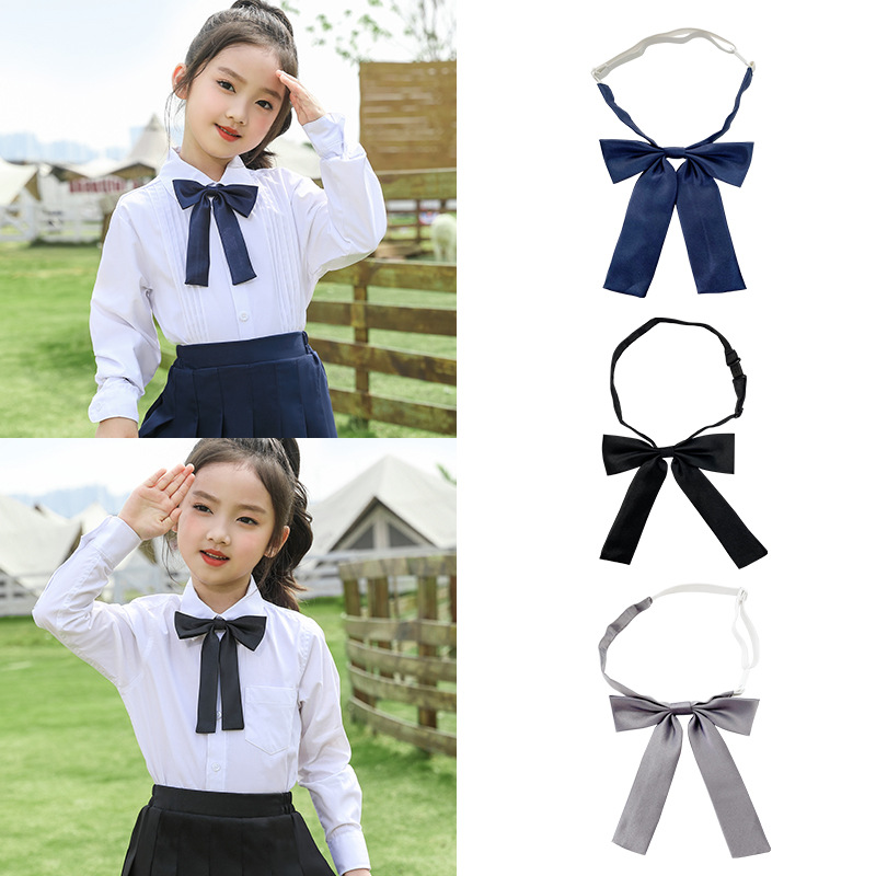 Pajarita para niños Corbata para niños coreanos Pajarita para bebés de color rojo vino de moda