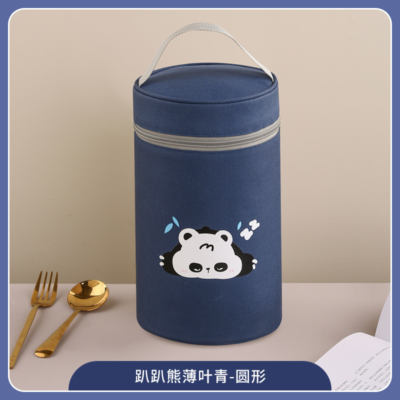 保温饭盒便当盒便当包上班族学生便携卡通手提铝箔加厚户外午餐包|undefined