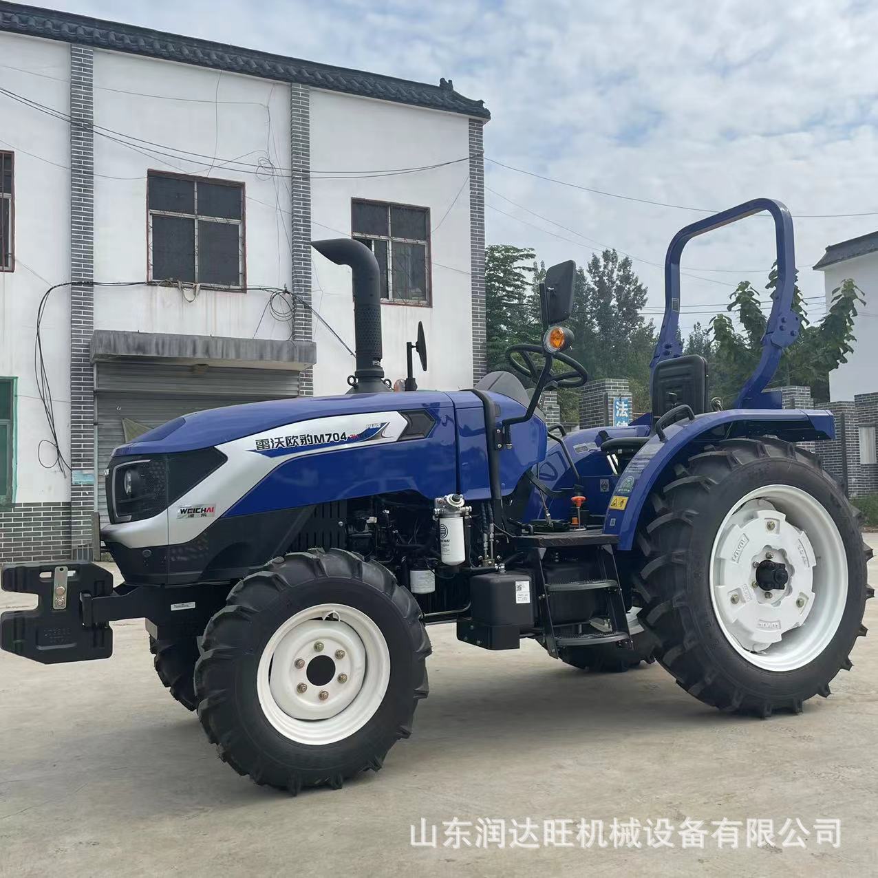 供应出口版704耕田犁地拖拉机  强压多路阀水旱两用四驱直拖拉机