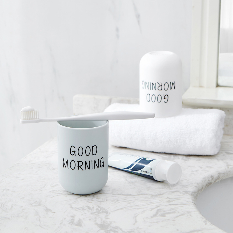 Creative Nordic-style Mouthwash Frosted Holder, Home-use Toothbrush Travel Wash Toothbrushing Cup, Direct From_voghion.com
