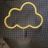 Warm white clouds