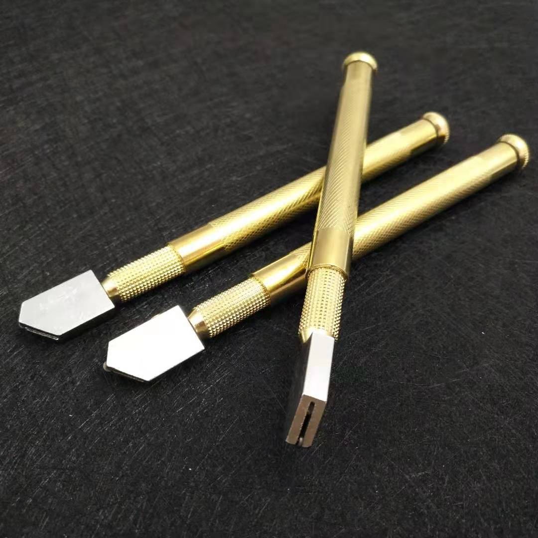 薄板玻璃专用刀 滚轮式瓷钻玻璃刀 铁杆牢固家用多功能手持滚轮式