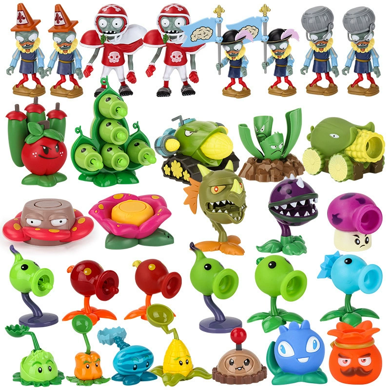 Plants vs. Zombies, игрушка, система хранения, пластиковая кукла-марионетка, минифигурка, набор, полный комплект
