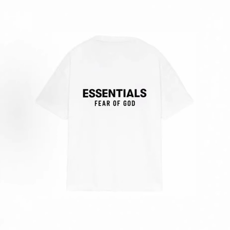 Ss25 Essentials New American Niche High Street Fashion Brand Letter Print Spring and Summer Loose Short-Sleeved T-Shirt for Men Ss25 Essentials New American Niche High Street Fashion Brand Letter Print Spring and Summer Loose Short-Sleeved T-Shirt for Men