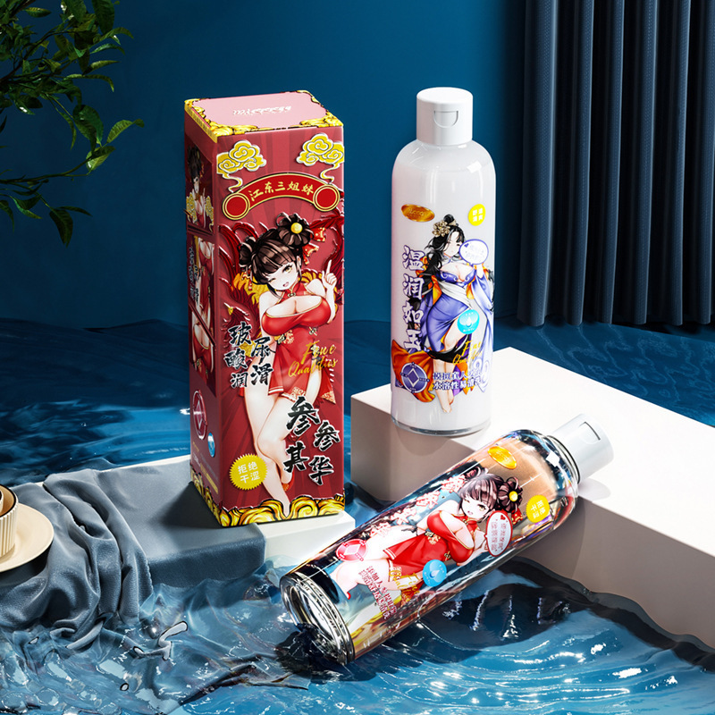 200ml lubricante de tres hermanas de Jiangdong, compañero deslizante humano, productos sexuales para adultos al por mayor image 4