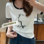 新款夏季撞色短袖t恤