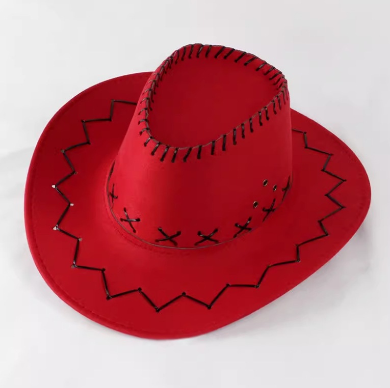 Cappello da cowboy donna a tesa larga per protezione sole_voghion.com