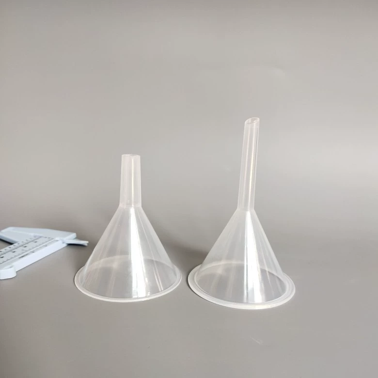 На складе 60 мм пластиковая воронка длинная шея лабораторные поставки PP прозрачная пластиковая воронка