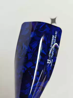 Pet Forged Carbon Fiber Car: Auto Color Change Film - pet-bright-flower-carbon-dark-blue-152-17m