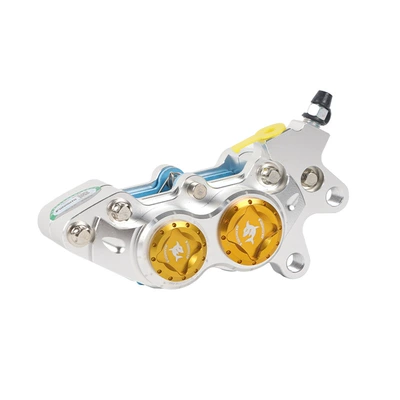 Flando Flying Shark-15 large Other brake systems - flying-shark-abalone-caliper-silver-gold-right-side