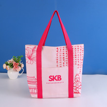 帆布袋定制韩款粉色百搭手提帆布包购物袋服饰袋学生补习班单肩袋