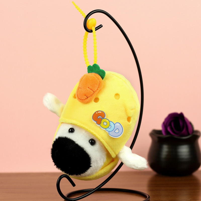 Caricatura adorable perrito decoración colgante de niña corazón muñeca wild west highland sweet girl llavero bolso colgante