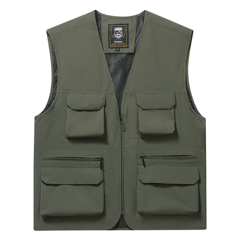 Men's travel quick dry thin climbing waterproof vest sleevless