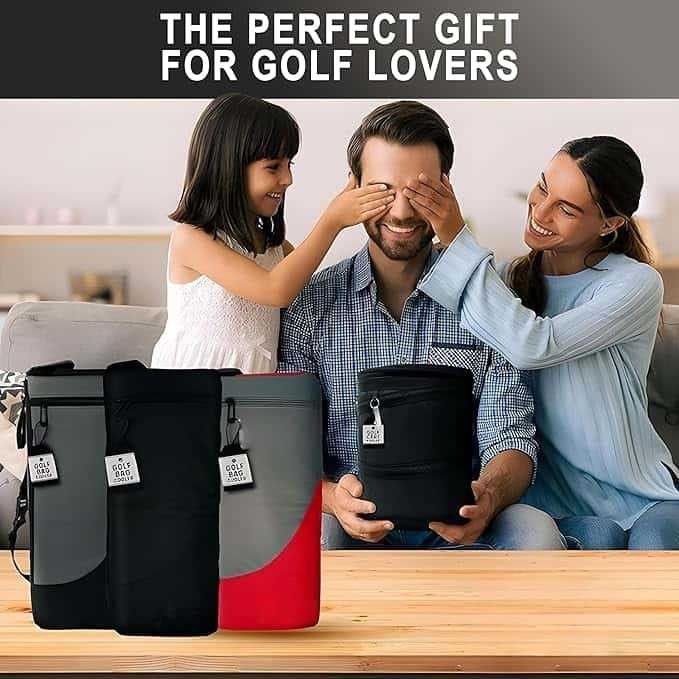 Portable golf cooler bag, outdoor car insulated ice pack, cross-border wine and beer cooler bag