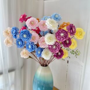 New 5-piece multi-layer peony simulation wedding high-rise line floral multi-layer Lotus Lotus Flower Wedding Hall decoration