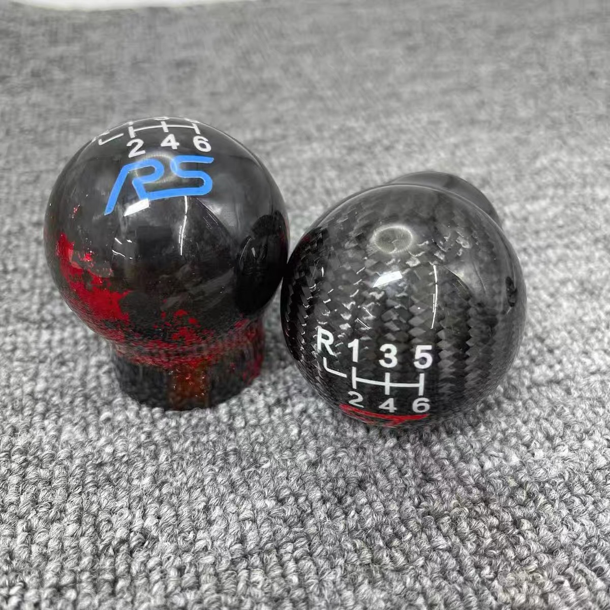 Focus Fiesta RSST modified carbon fiber gear shift knob